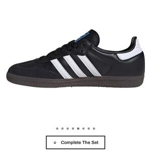 Adidas Women's Black and White Sneakers
